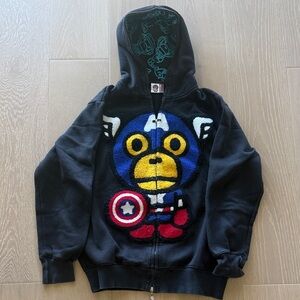 Baby Milo “Avengers” Zip-Up Hoodie - Adult